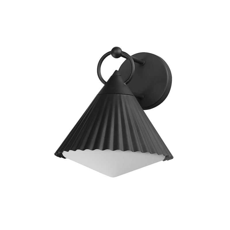 Maxim 35134WTBK Odette 12" Wall Sconce | Black