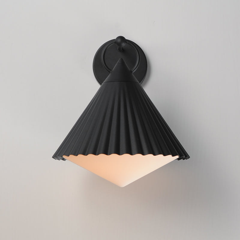 Maxim 35136WTBK Odette 14" Wall Sconce | Black