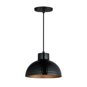 Maxim 35142BKACP Rockport 1 Light Pendant | Black / Antique Copper
