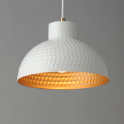 Maxim 35142WTNAB Rockport 10" 1 Light Pendant | White/Natural Aged Brass