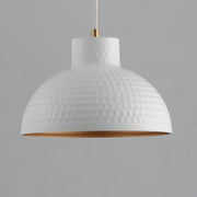 Maxim 35142WTNAB Rockport 10" 1 Light Pendant | White/Natural Aged Brass