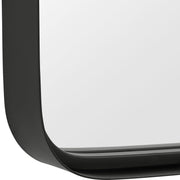 Vintura Matte Black Mirror | Modern Rectangle Metal Frame Bathroom Vanity Mirror with Rounded Corners (21 in. W x 60 in. H x 2 in. D)