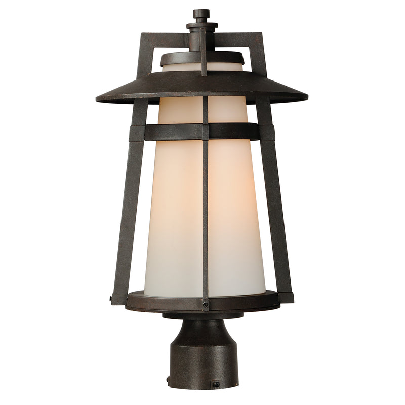 Maxim 3530SWAE Calistoga 1 Light Outdoor Pole/Post Lantern | Adobe