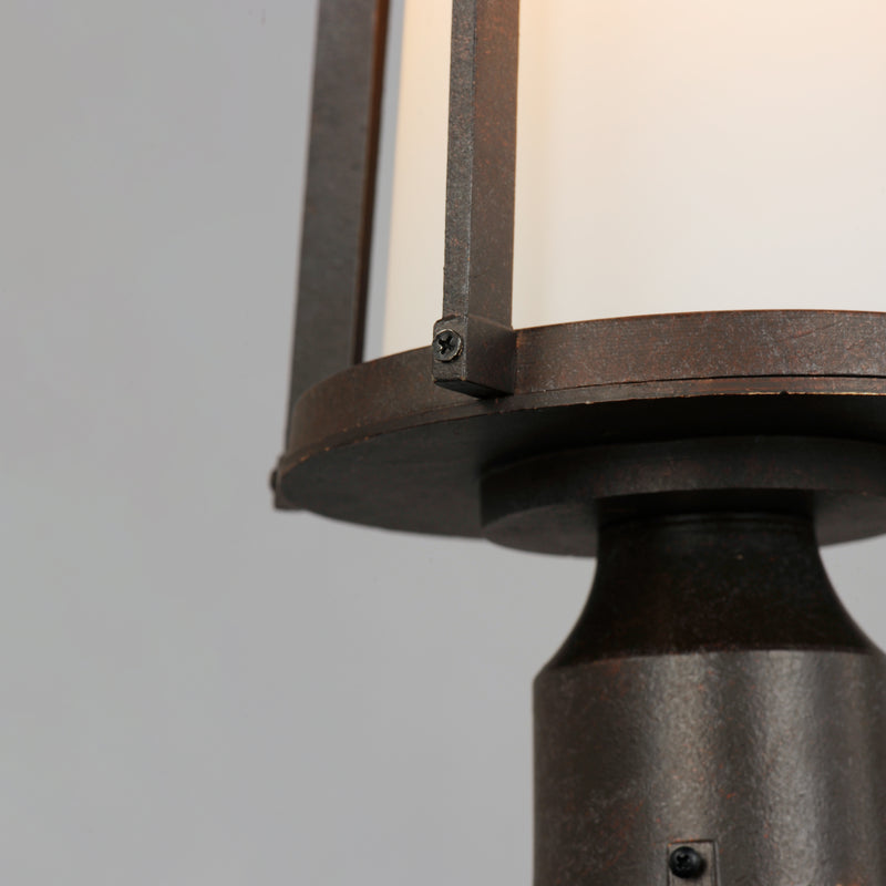 Maxim 3530SWAE Calistoga 1 Light Outdoor Pole/Post Lantern | Adobe