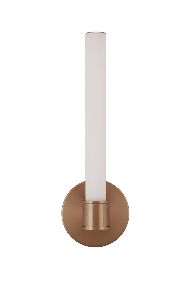 Craftmade 20105SB-LED Alina 1 Light LED Wall Light Sconce -Satin Brass