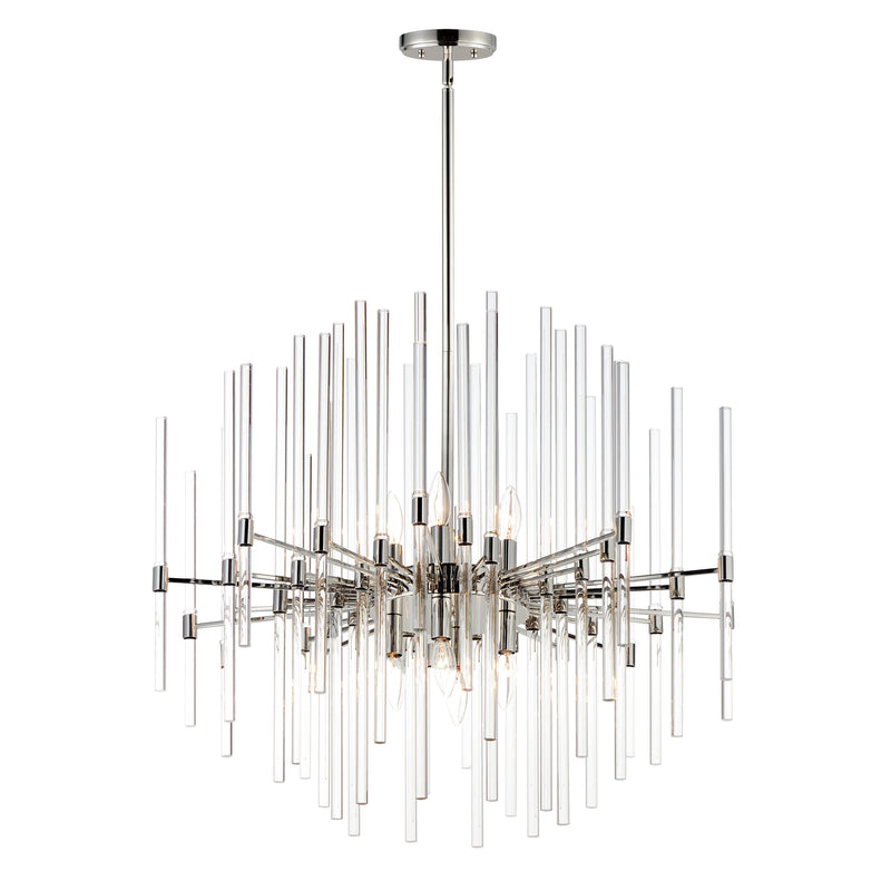 Maxim 38406CLPN Divine 29" Chandelier | Polished Nickel