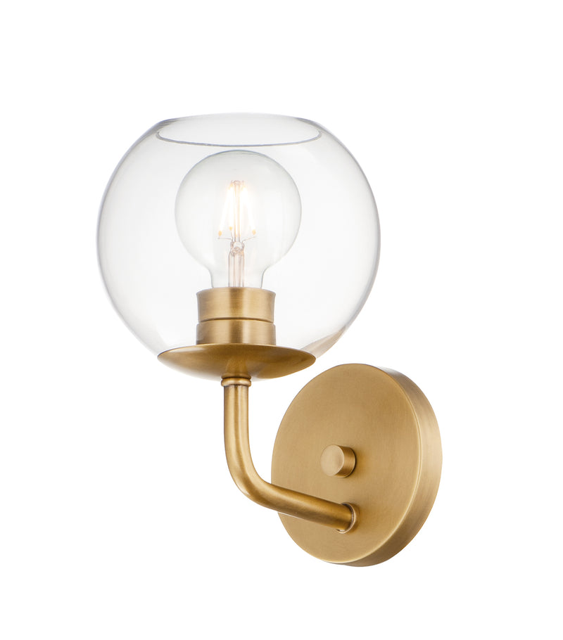 Maxim 38411CLNAB Branch 1 Light Wall Sconce | Natural Aged Brass