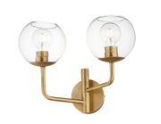 Maxim 38412CLNAB Branch 2 Light Wall Sconce | Natural Aged Brass