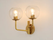 Maxim 38412CLNAB Branch 2 Light Wall Sconce | Natural Aged Brass