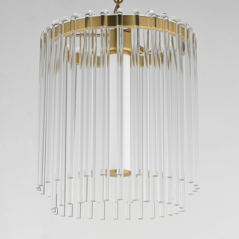 Maxim 38421CLNAB Jolie 11" LED Pendant | Natural Aged Brass