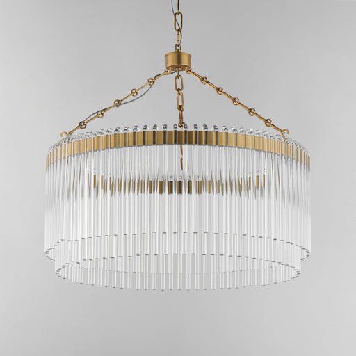 Maxim 38422CLNAB Jolie 24" LED Pendant | Natural Aged Brass