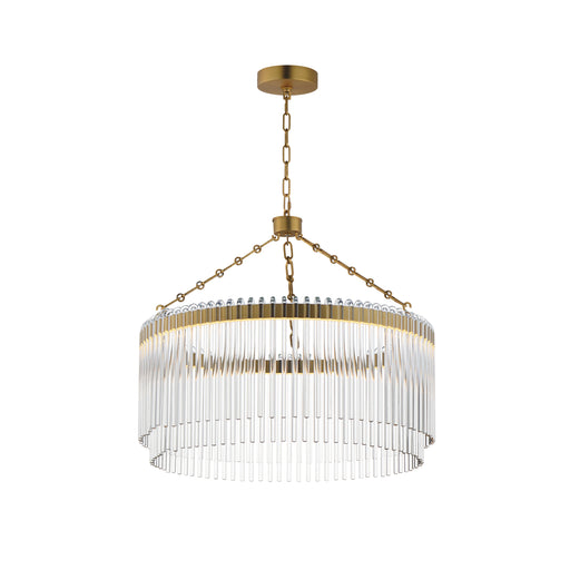 Maxim 38422CLNAB Jolie 24" LED Pendant | Natural Aged Brass