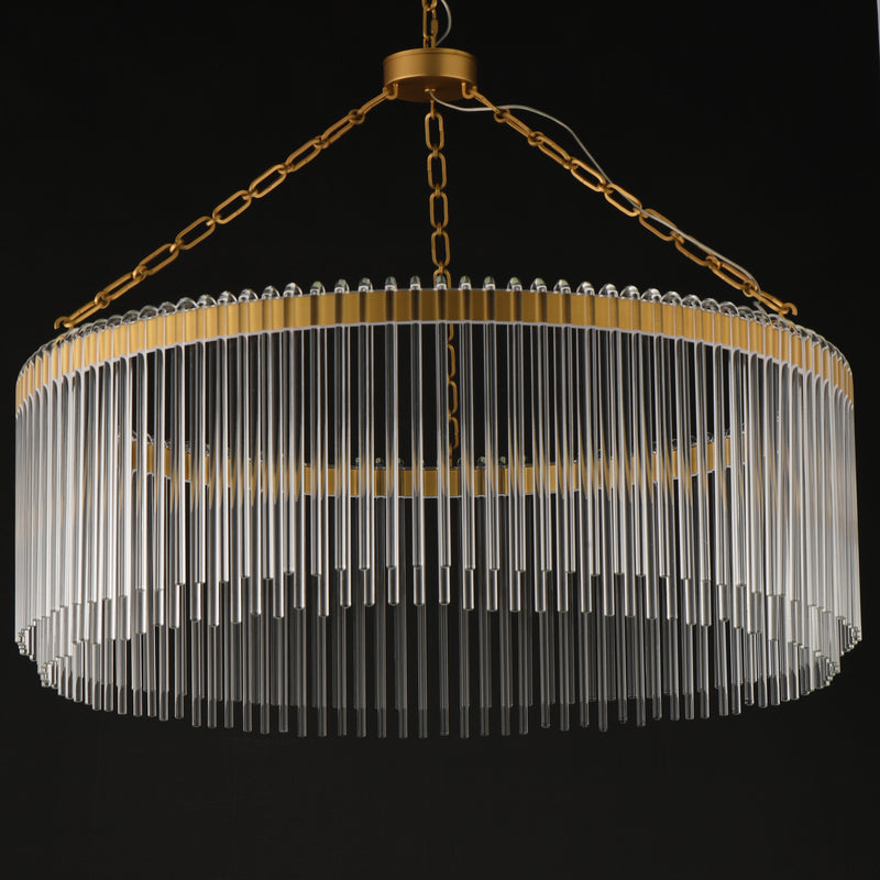 Maxim 38423CLNAB Jolie 34" LED Pendant | Natural Aged Brass