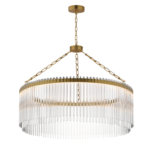 Maxim 38423CLNAB Jolie 34" LED Pendant | Natural Aged Brass
