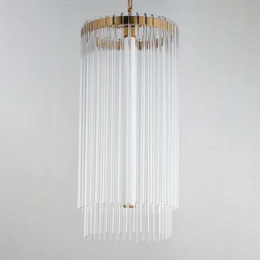 Maxim 38426CLNAB Jolie Foyer Pendant | Natural Aged Brass