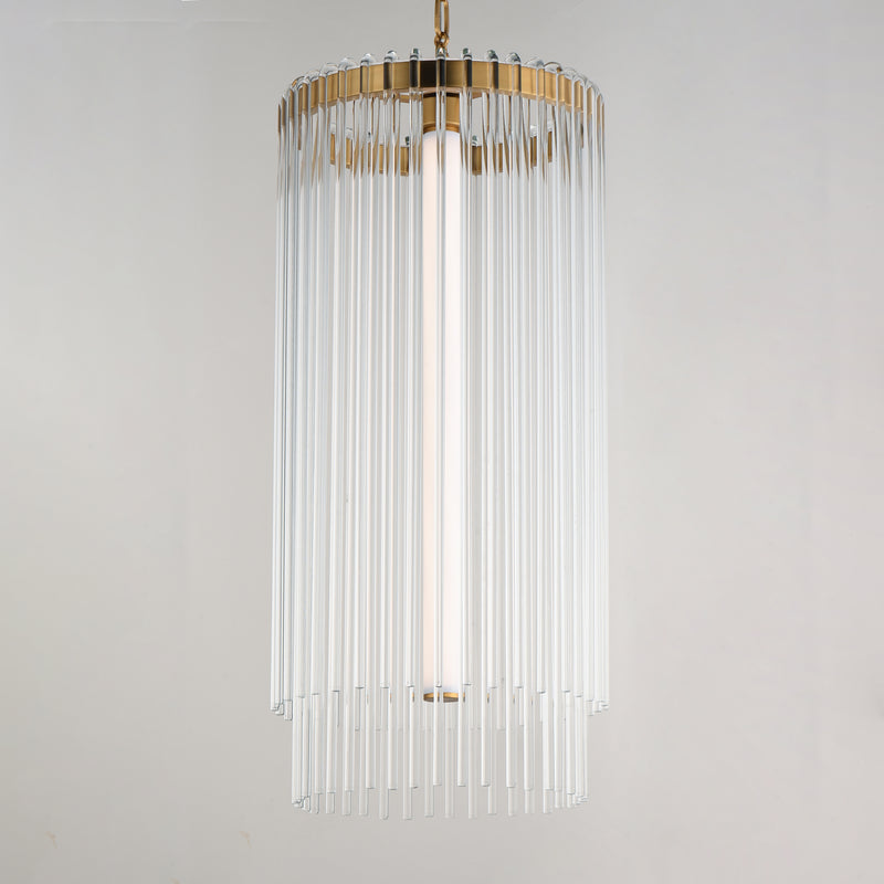 Maxim 38426CLNAB Jolie Foyer Pendant | Natural Aged Brass