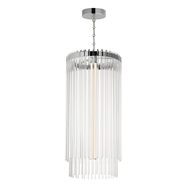 Maxim 38426CLPN Jolie Foyer Pendant | Polished Nickel
