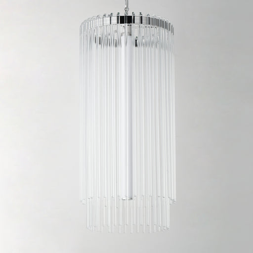 Maxim 38426CLPN Jolie Foyer Pendant | Polished Nickel