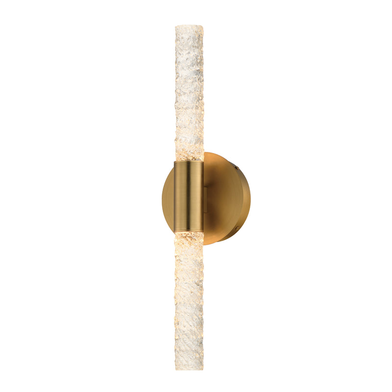Maxim 38442IBNAB Duchess 2 Light Wall Sconce | Natural Aged Brass