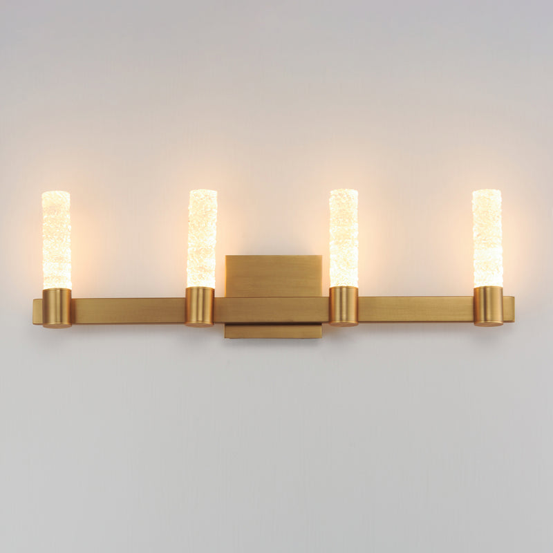 Maxim 38444IBNAB Duchess 4 Light Wall Sconce | Natural Aged Brass