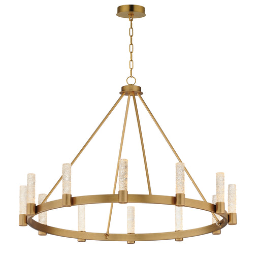 Maxim 38448IBNAB Duchess 12 Light Chandelier | Natural Aged Brass