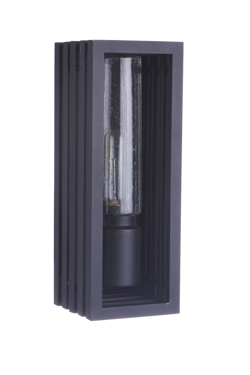 Craftmade ZA2800-TB Carmel 1 Light Small Outdoor Wall Lantern -Textured Black