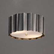 Maxim 39130GMGLD Allegra Flush Mount | Gunmetal / Gold