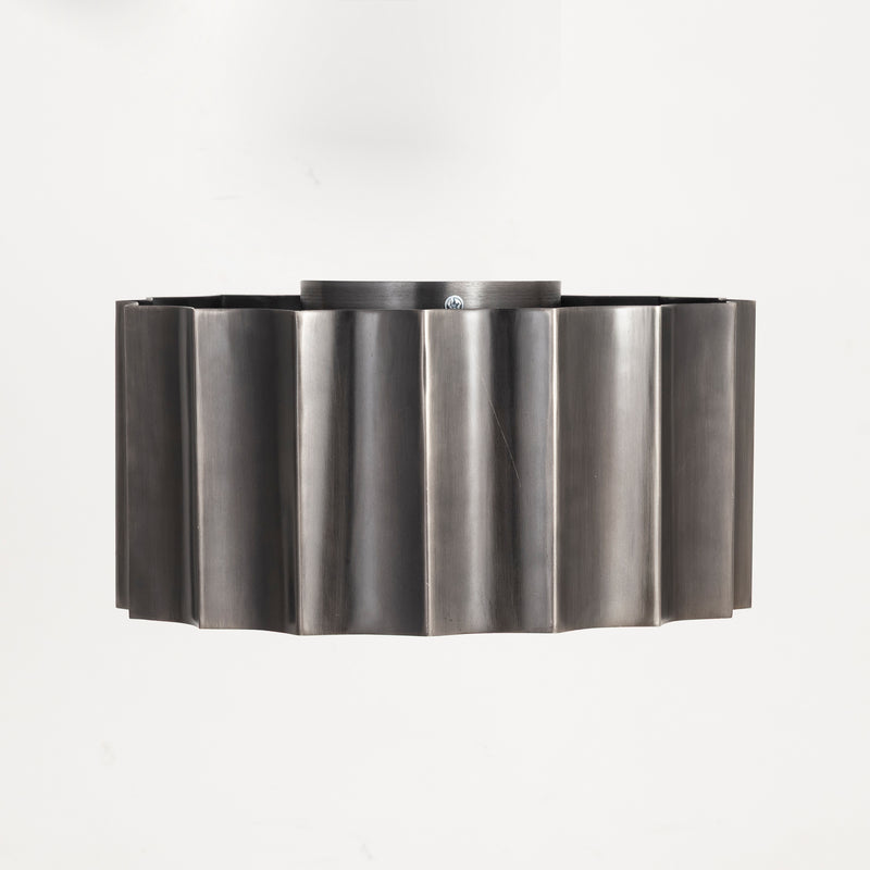 Maxim 39130GMGLD Allegra Flush Mount | Gunmetal / Gold