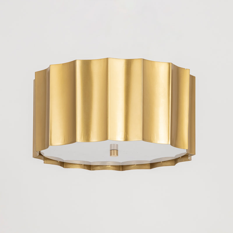 Maxim 39130WBR Allegra Flush Mount | Weathered Brass