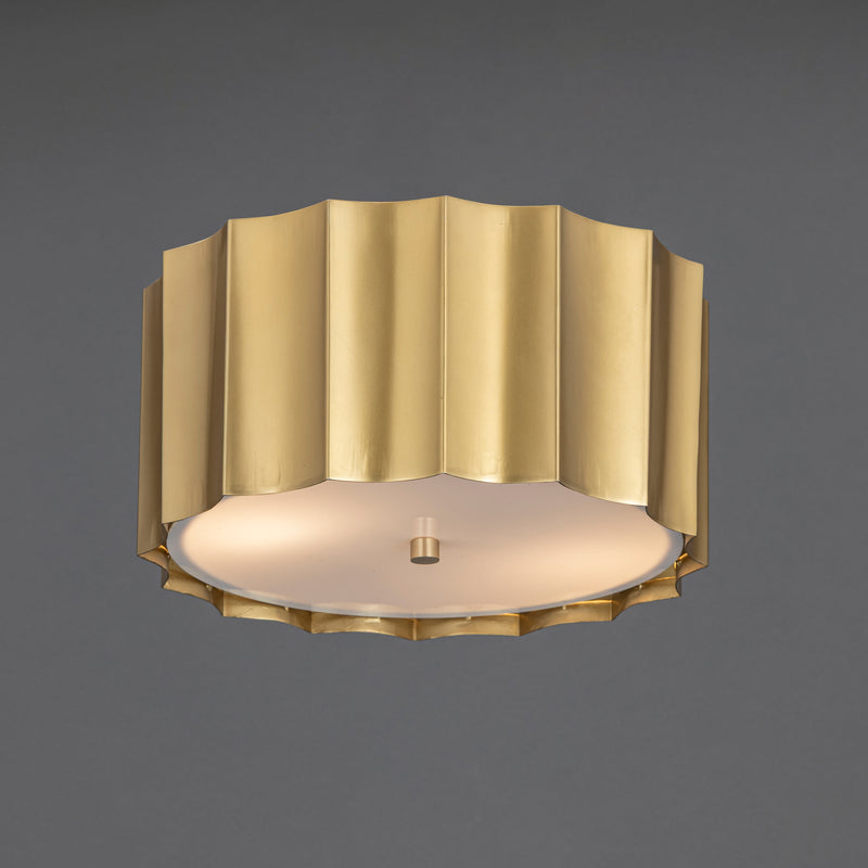 Maxim 39130WBR Allegra Flush Mount | Weathered Brass