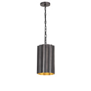 Maxim 39131GMGLD Allegra 1 Light Mini Pendant | Gunmetal / Gold