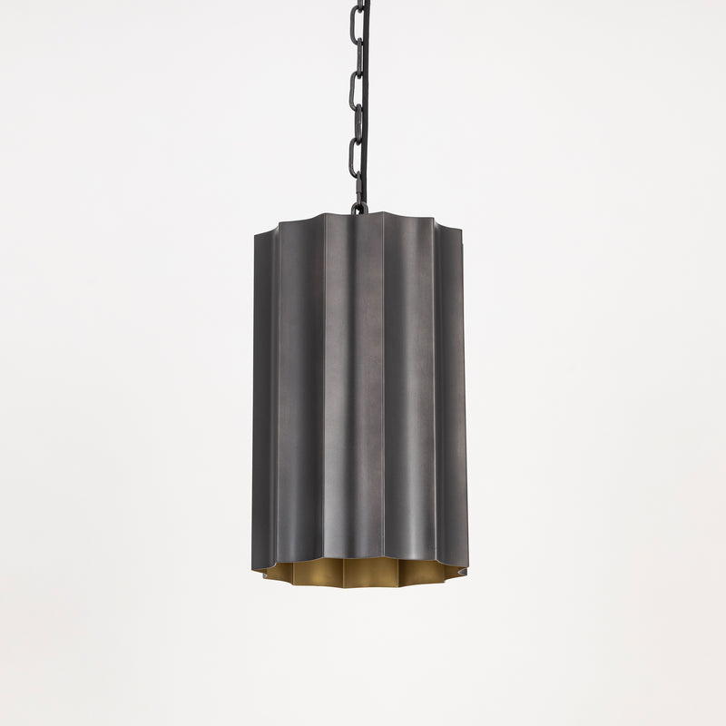 Maxim 39131GMGLD Allegra 1 Light Mini Pendant | Gunmetal / Gold