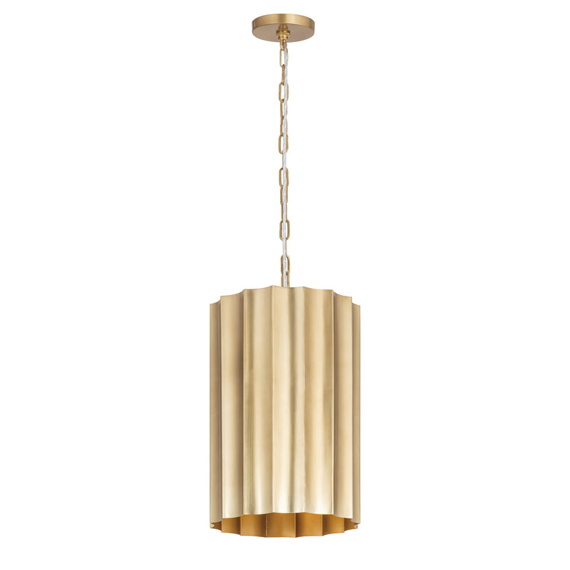 Maxim 39132WBR Allegra Small 1 Light Pendant | Weathered Brass