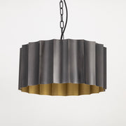 Maxim 39133GMGLD Allegra Large 1 Light Pendant | Gunmetal / Gold
