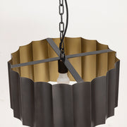 Maxim 39133GMGLD Allegra Large 1 Light Pendant | Gunmetal / Gold