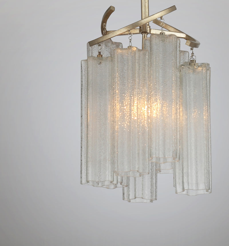 Maxim 39573WFLGS Victoria 1 Light Pendant | Golden Silver