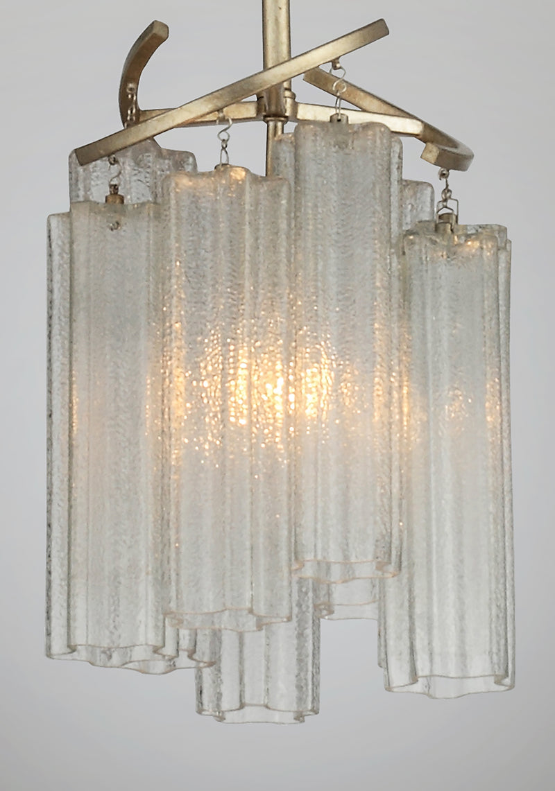 Maxim 39573WFLGS Victoria 1 Light Pendant | Golden Silver