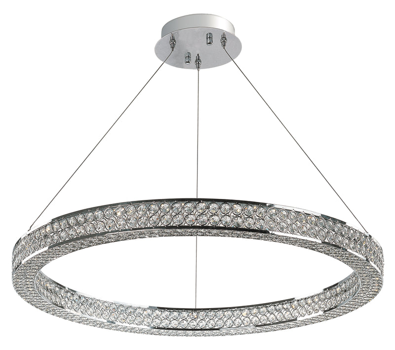 Maxim 39773BCPC Eternity 30" LED Pendant | Polished Chrome
