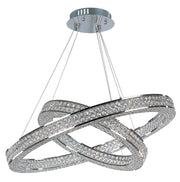 Maxim 39777BCPC Eternity 2 Tier LED Pendant | Polished Chrome
