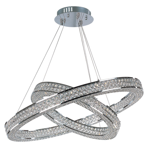 Maxim 39777BCPC Eternity 2 Tier LED Pendant | Polished Chrome