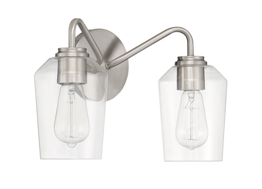 Craftmade 56102-BNK Shayna 2 Light Vanity -Brushed Polished Nickel - ALCOVE LIGHTING