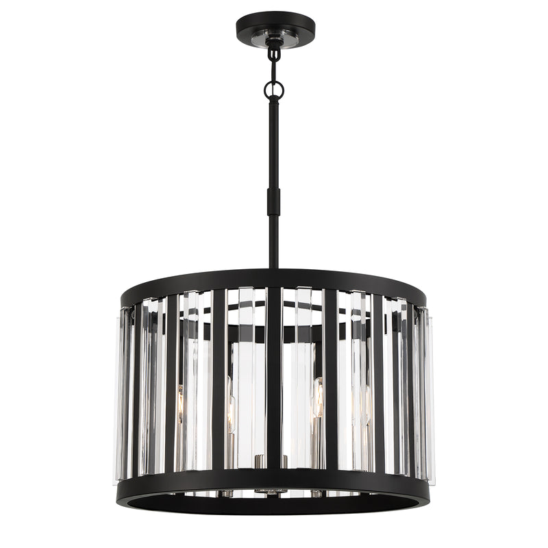 Minka Lavery Majestic Splendor 6 Light Pendant-Sand Coal - ALCOVE LIGHTING