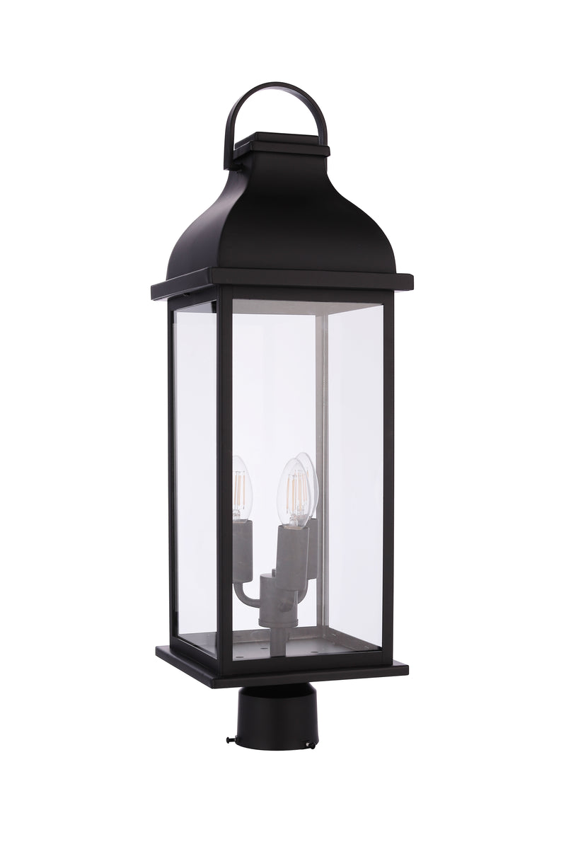 Craftmade ZA7225-MN Bent Tree 3 Light Outdoor Post Mount -Midnight