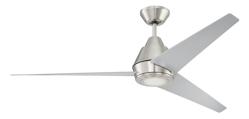 Craftmade ACA56BNK3 Acadian LED Ceiling Fan -Brushed Polished Nickel - ALCOVE LIGHTING