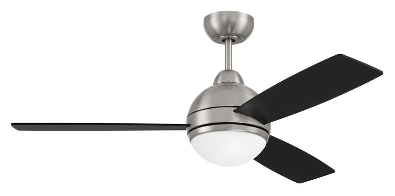 Craftmade KNE48BNK3 Keen LED Ceiling Fan -Brushed Polished Nickel