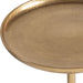Orsten Antique Brass Accent Table (13 in. W x 23 in. H)