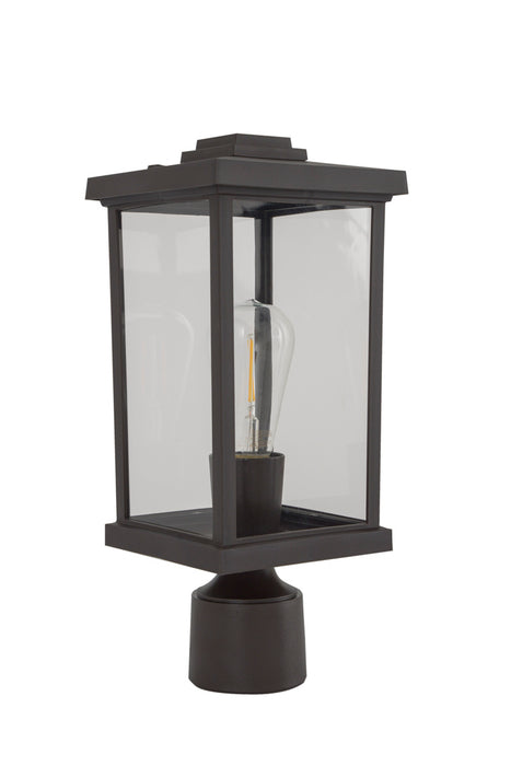 Craftmade ZA2415-BZ-C Resilience 1 Light Post Mount -Bronze