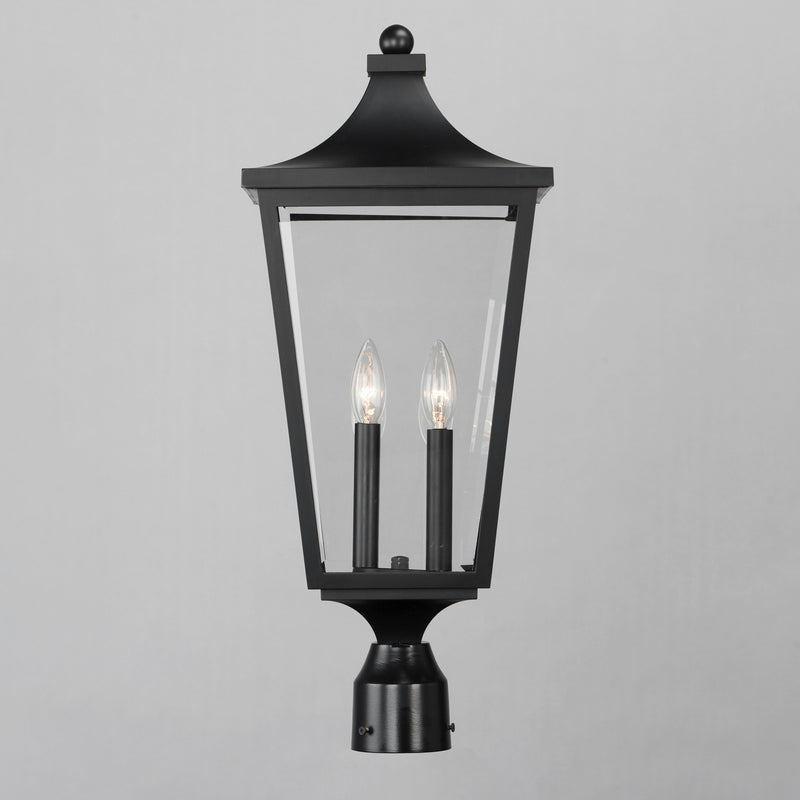 Maxim 40230CLBK Sutton Place VX 2 Light Outdoor Post Lantern | Black