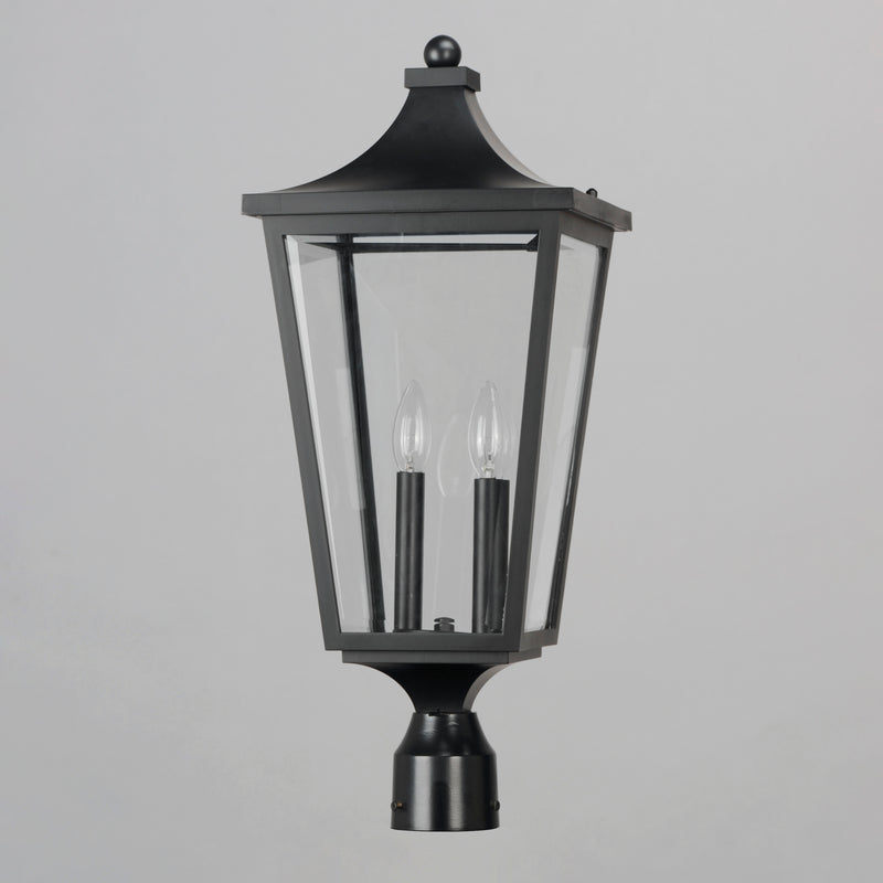 Maxim 40230CLBK Sutton Place VX 2 Light Outdoor Post Lantern | Black