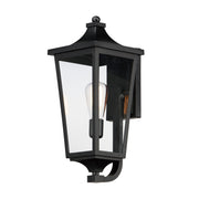 Maxim 40233CLBK Sutton Place VX 1 Light Outdoor Sconce | Black